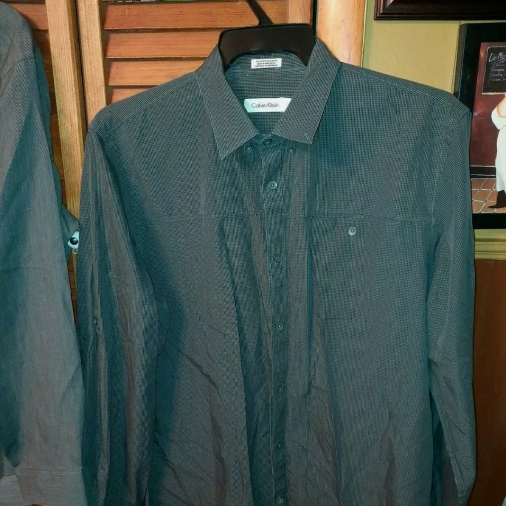 Nwot Calvin Klein Dress Shirts Sz L ( 3 )